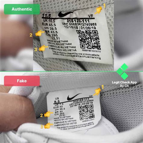 how to tell real nike clothes from fake|nike authentic serial number check.